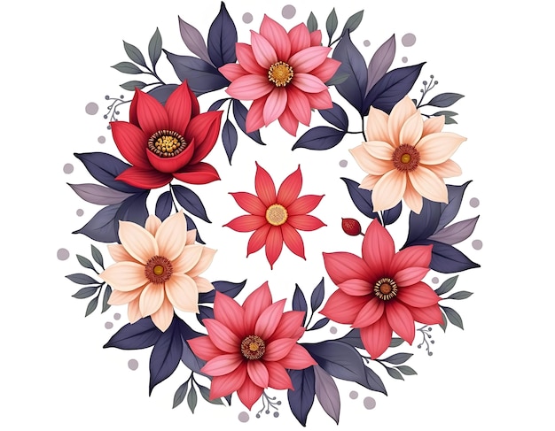 Free photo floral mandala