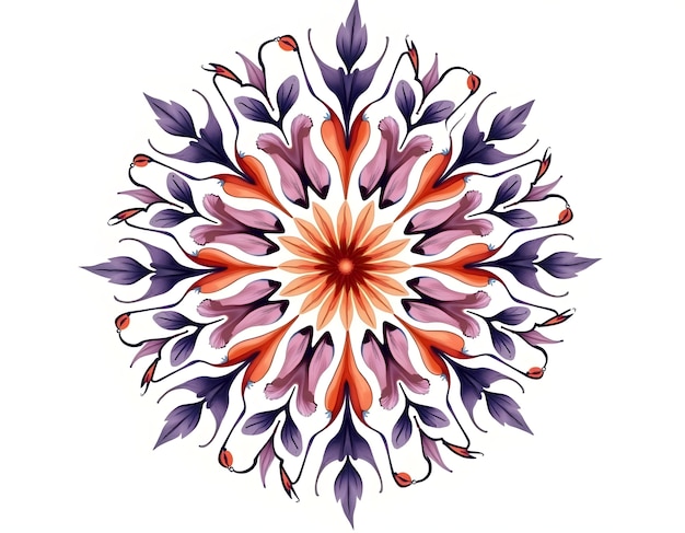 Free photo floral mandala