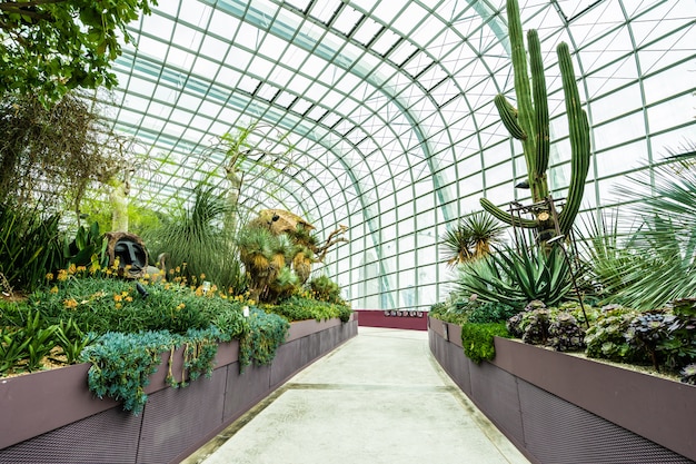 Free photo flower dome garden and greenhouse forest for travel