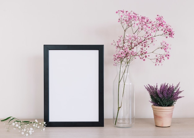 Flowers and a frame