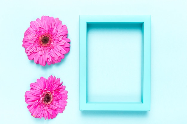 Flowers and frame