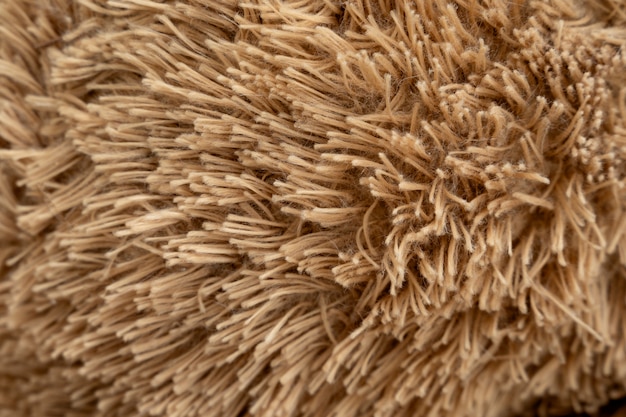 Fluffy toy texture close up