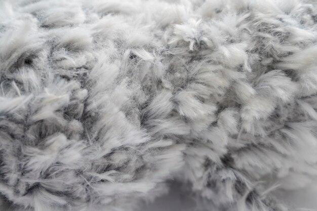 Fluffy toy texture close up