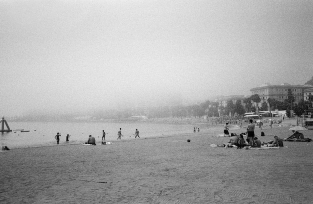 Foggy Beach Day