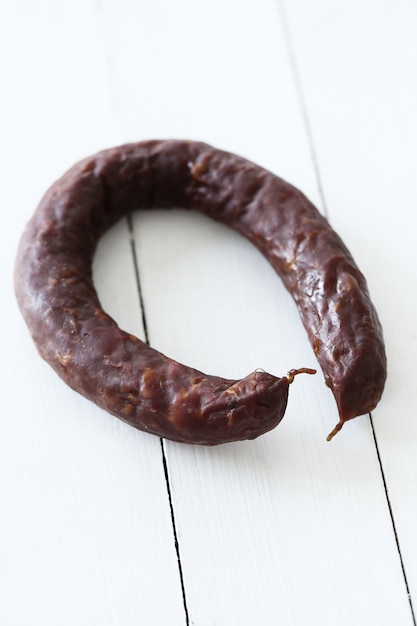 Free photo food, meat. delicious sausage on the table