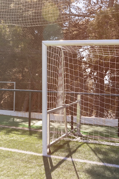 Football gate on field