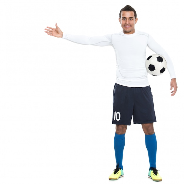 Free photo football player