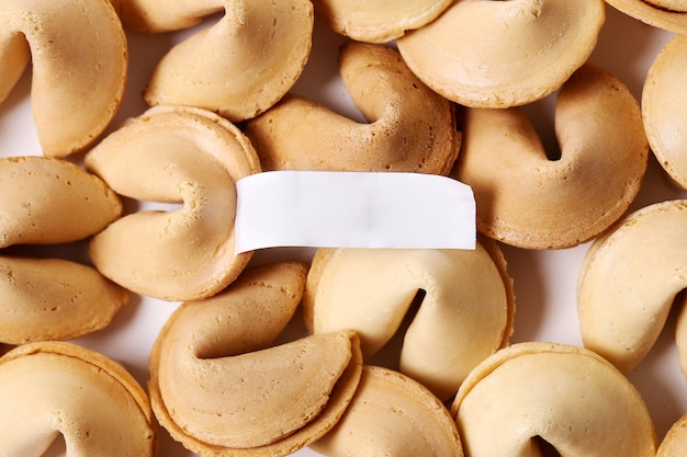 Free photo fortune cookies with paper