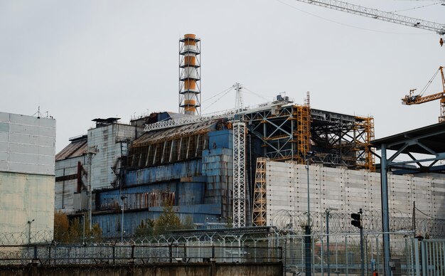 Fourth block of the Chernobyl nuclear power plant in 30 years after the explosion at the nuclear power plant