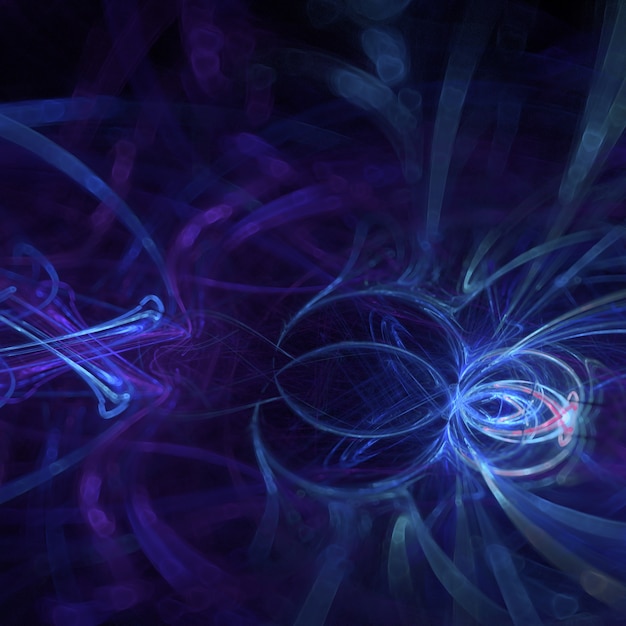 Free Photo fractal cosmic lights wallpaper