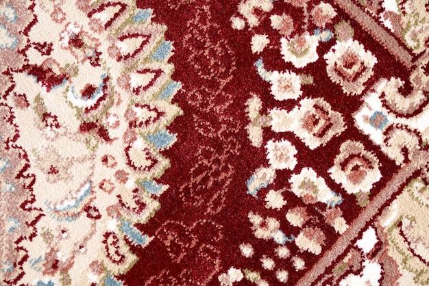 Free Photo fragment of persian carpet texture macro photo for background