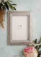 Free photo frame with engagement ring