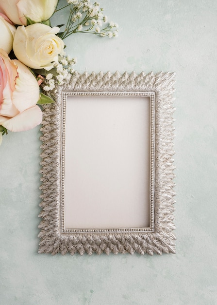 Frame with floral ornament