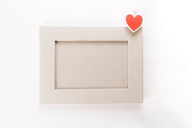 Frame with small heart