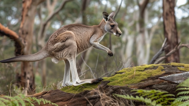 Free photo free kangaroo in the wild