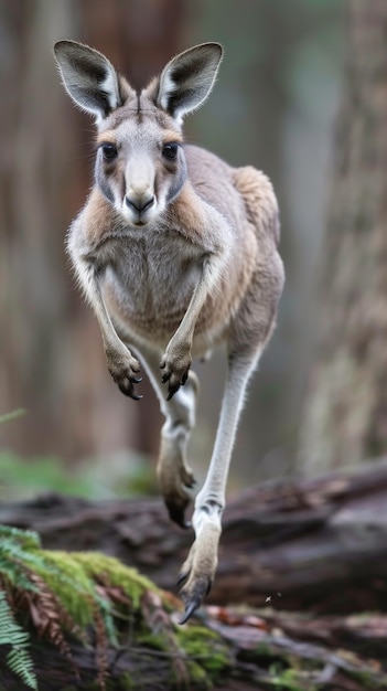 Free photo free kangaroo in the wild