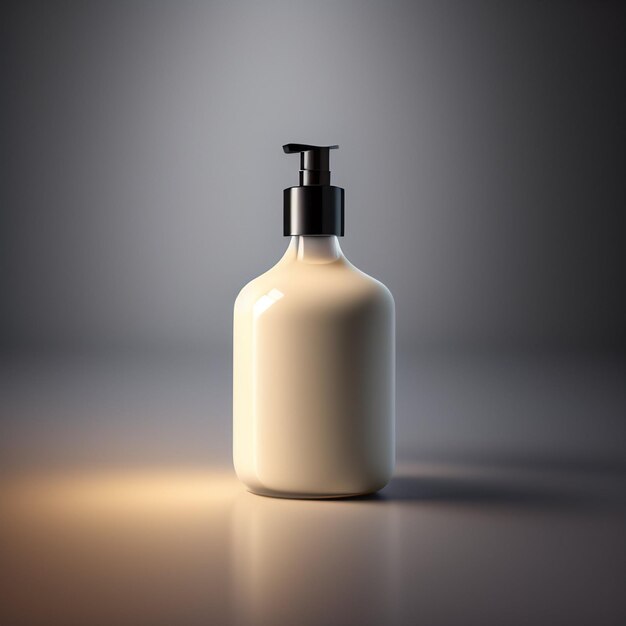 Free photo beauty product bottle mockup image with background