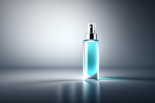 Free photo beauty product bottle mockup image with background