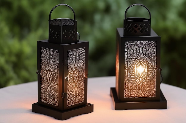 Free photo free photo ramadan kareem eid mubarak old fashioned moroccan lamp background