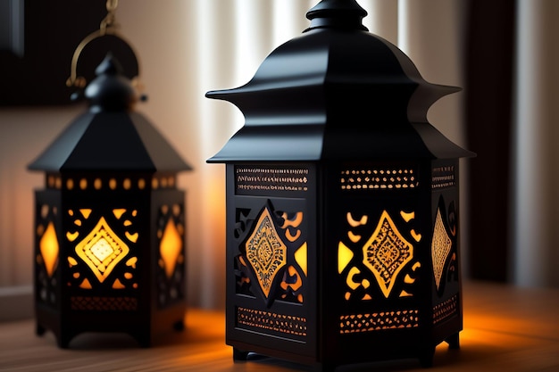 Free photo free photo ramadan kareem eid mubarak old fashioned moroccan lamp background