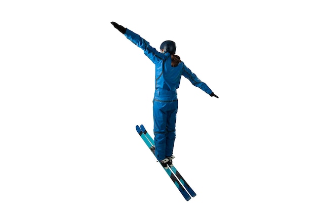 Free photo freestyle aerials skiing