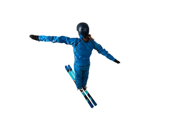 Free photo freestyle aerials skiing