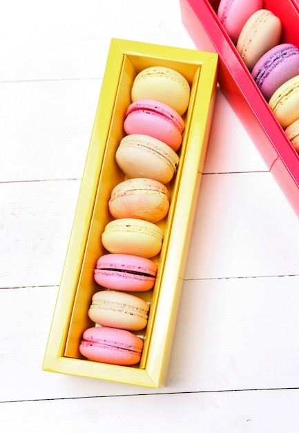 Free photo french macaron