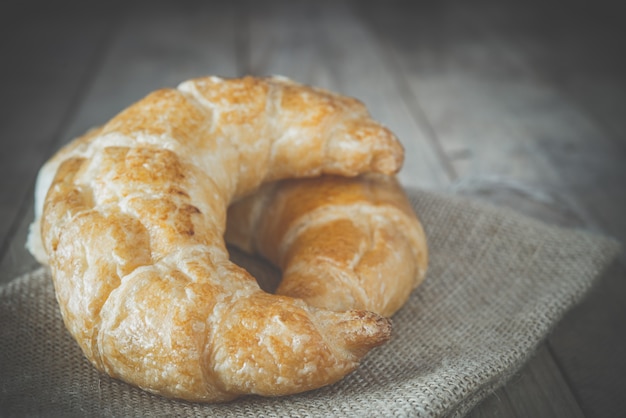 Fresh baked croissants