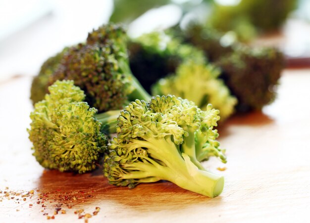 Fresh green broccoli