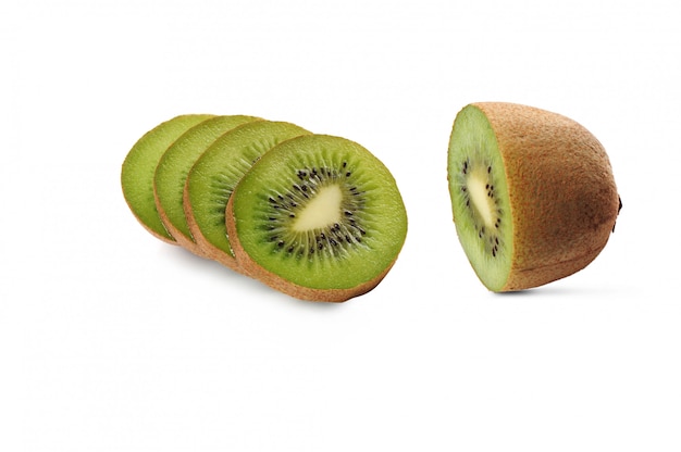 Fresh kiwi fruit isolated