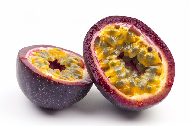 Free photo fresh maracuja fruit also known as passion fruit