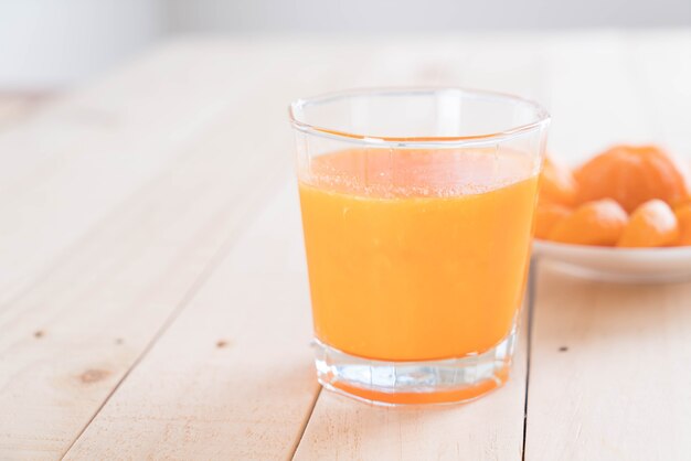 fresh orange with juice