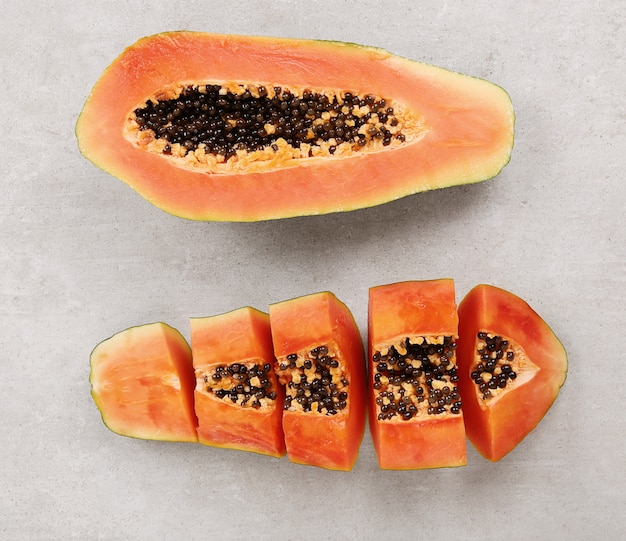 Free Photo fresh papaya fruit