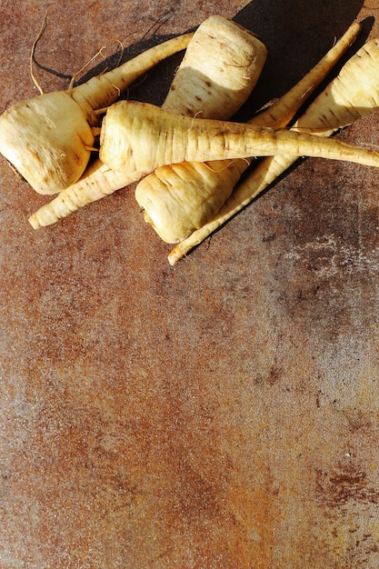 Fresh parsnips