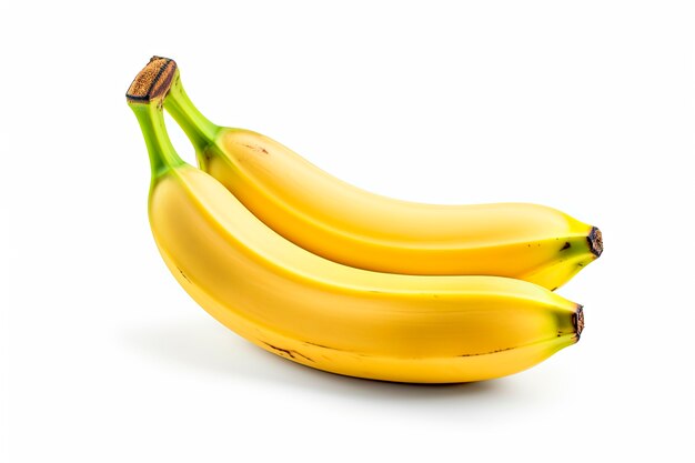 Fresh raw bananas arrangement