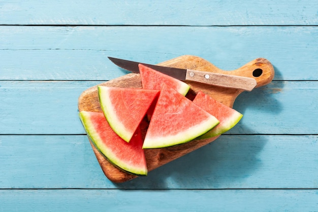 Free Photo fresh watermelon slices