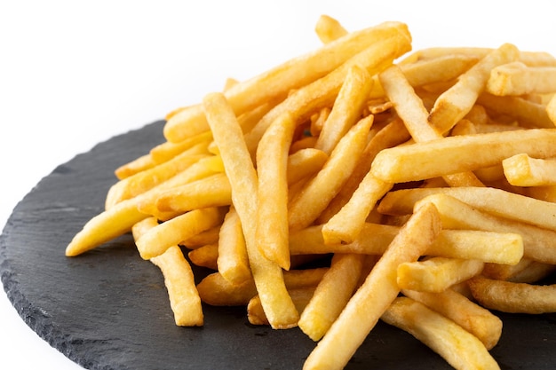 Free Photo fried potatoes french fries isolated on white background