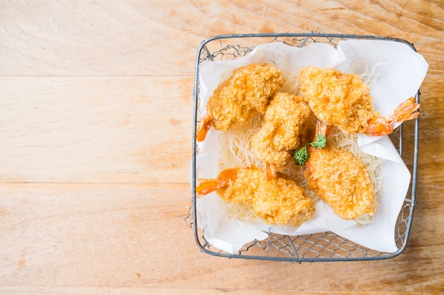 Free photo fried shrimp ball