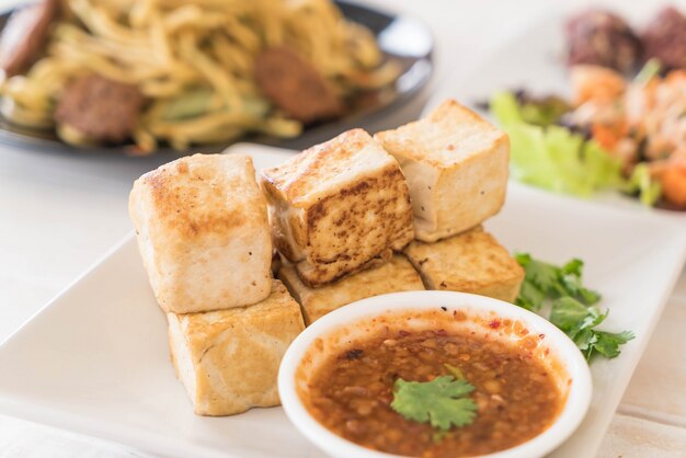 Fried Tofu - healthy food