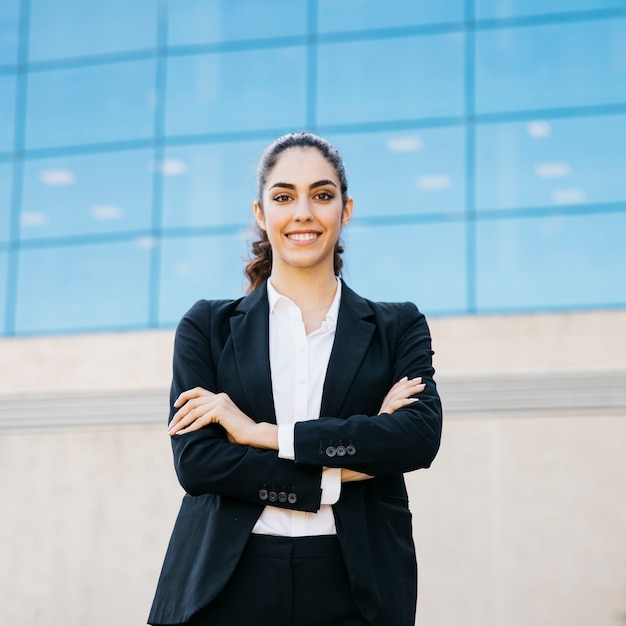 Friendly professional businesswoman