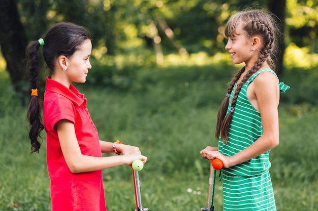 Friendship composition with little girls