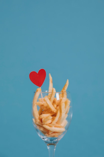 Fries for Valentines dinner