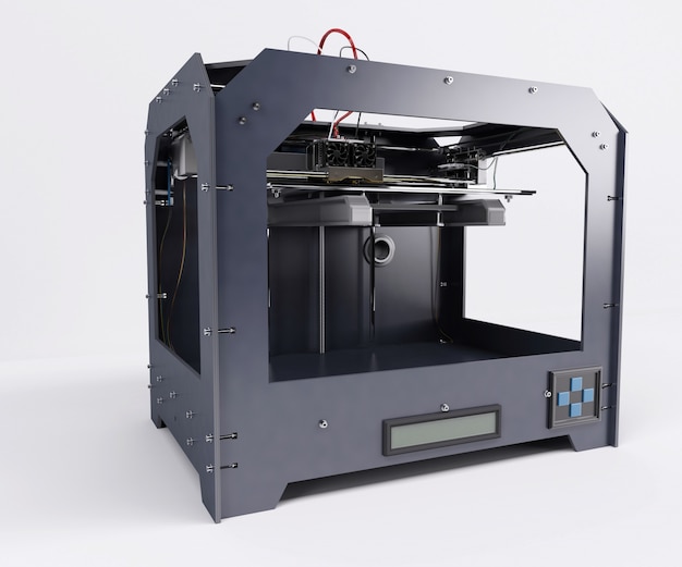 Free Photo front of 3d printer