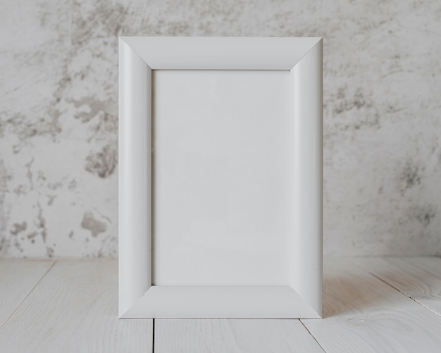 Free photo front view of blank frame concept