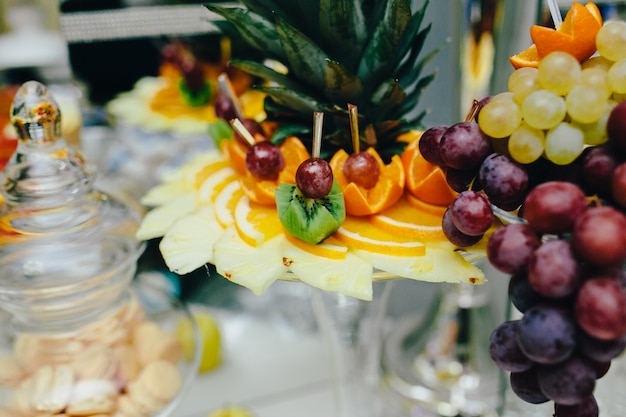 Fruit food decorated with art