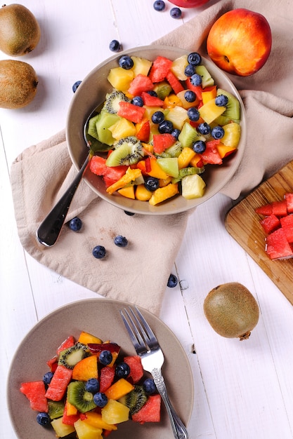 Free Photo fruit salad