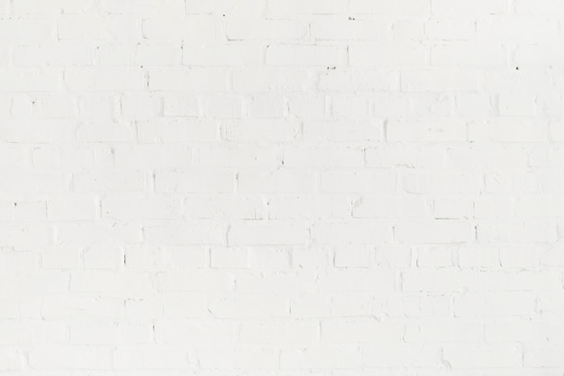 Free Photo full frame of blank empty brick white wall