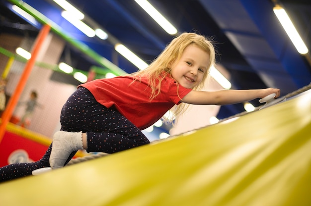 Free Photo full shot of girl in playground