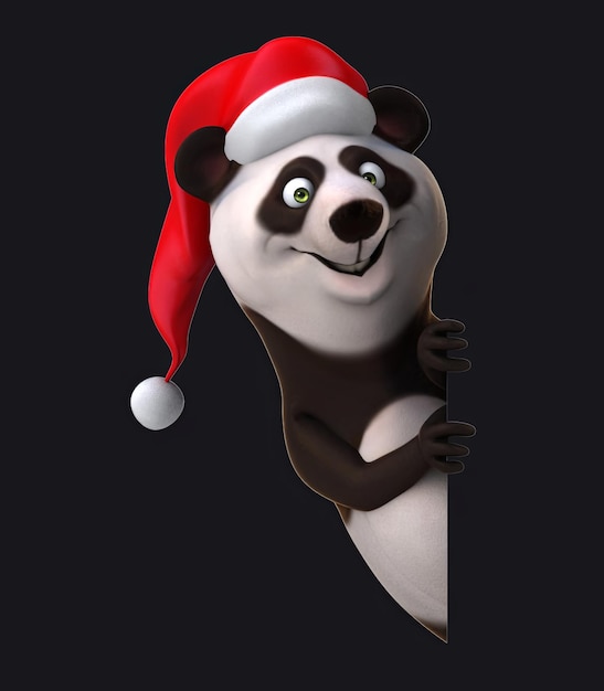 Free Photo fun 3d cartoon panda