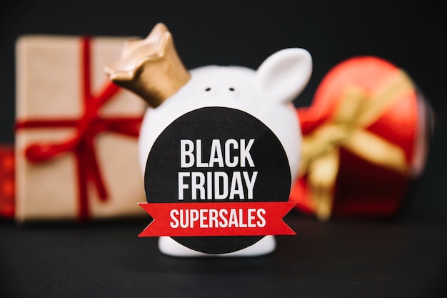 Free Photo funny black friday decoration